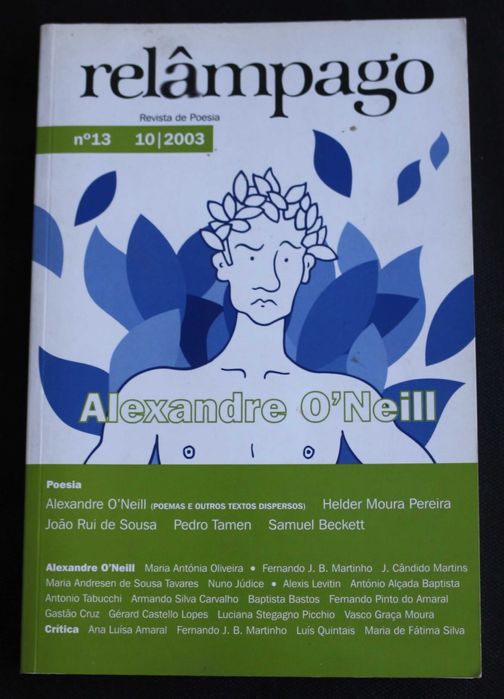 ALEXANDRE O'NEILL  Revista Relâmpago nº13 Out.2003