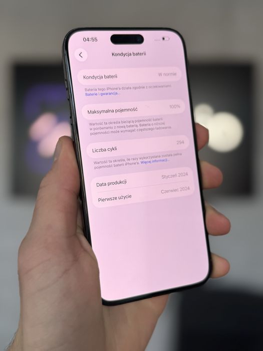 RATY 0% iPhone 15 Pro Max 256GB BATERIA 100% GWARANCJA 12 miesiecy!!!