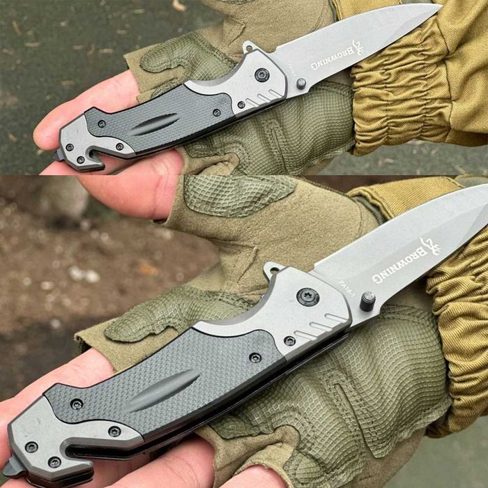 ТОП! Нож складной Browning Browning FA18-1 тактический Браунінг ніж со стропорезом
