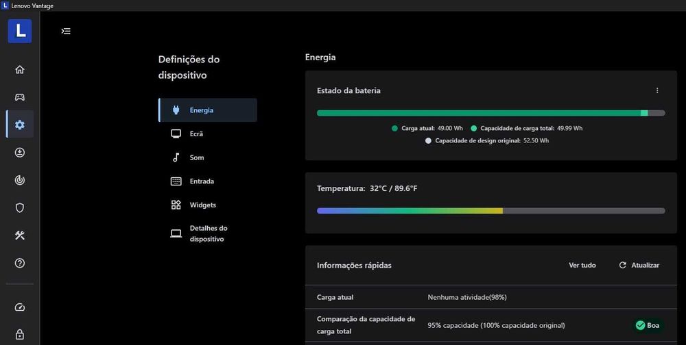 Portátil gaming legion i7-8750H