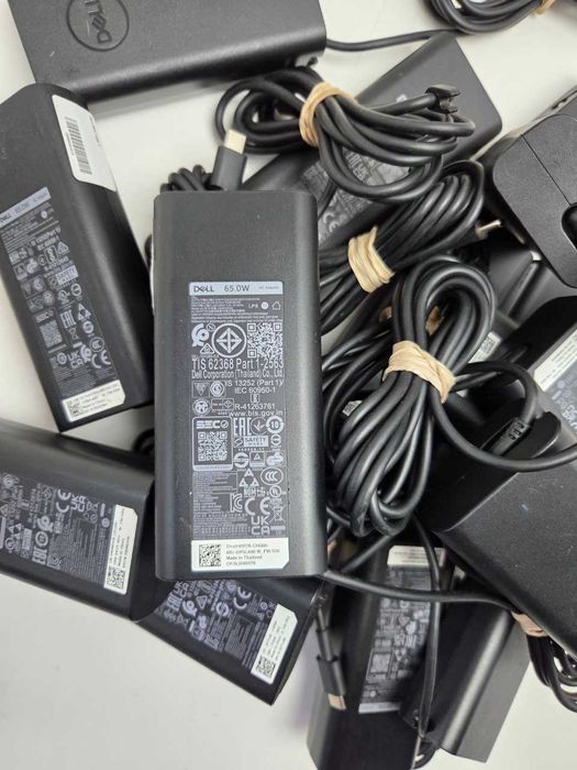 Блок питания Dell 65w Type C / 20v 3.25a / 15v 4.33a / 9v 3a / 5v 3a