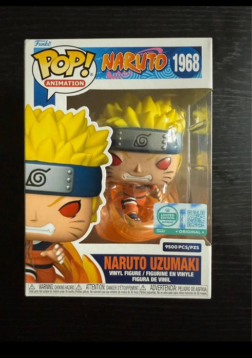 Naruto Uzumaki 1968 Funko Pop Limited Editionn