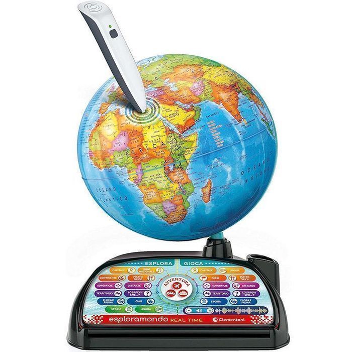 Clementoni Interaktywny Globus Eduglobus Exploreglobe Real Time 50848