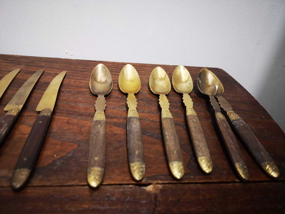Talheres antigos em latão | século XVIII