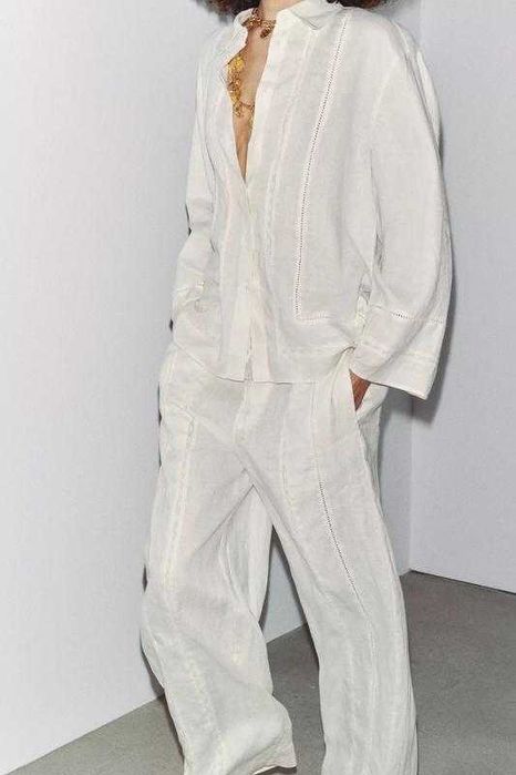 Льняной костюм оверсайз twinset cos