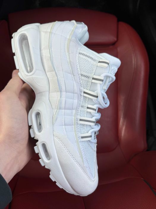 (ОПЛАТА ПІСЛЯ ОГЛЯДУ)Nike Air Max 95 x CDG White Найк Аір Макс 95