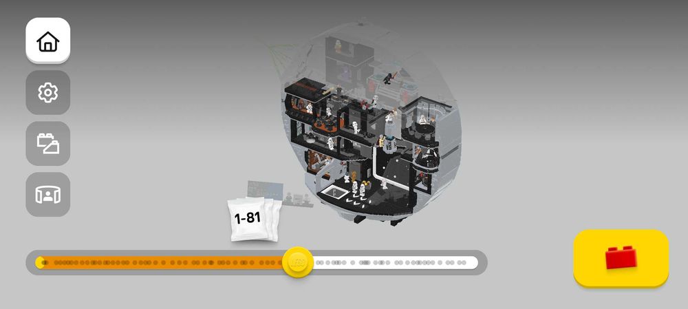 Конструктор як LEGO Star Wars Зірка смерті (75419), 9023 деталі