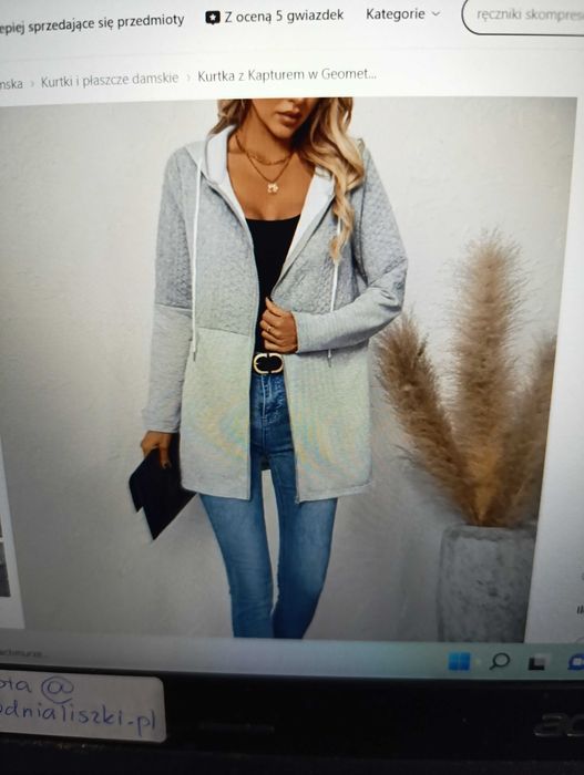 Sweter  - nowa  bluza z kapturem