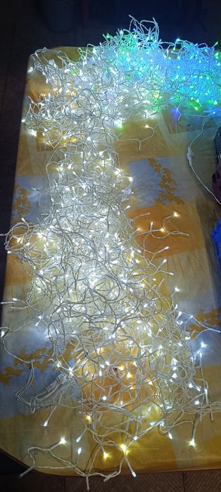 Conjunto de luzes de natal led, muitos conjuntos