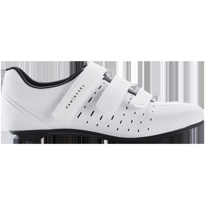 Calçado de Ciclismo de Estrada VAN RYSEL ROAD 100 Branco
