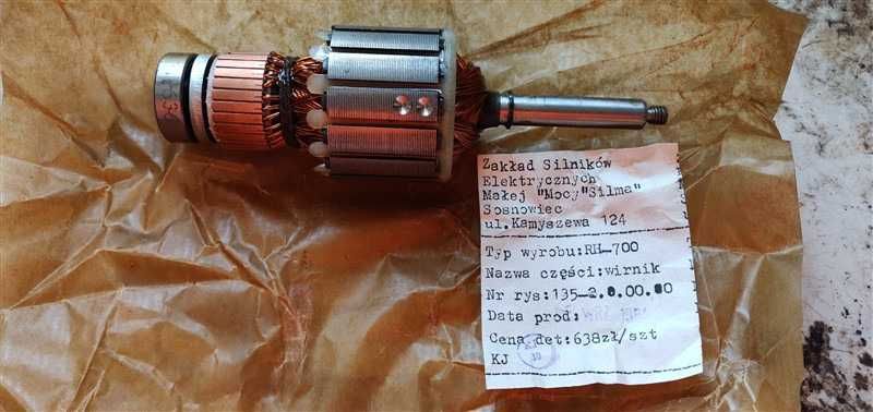 WIRNIK DO SILNIKA ODKURZACZA Zelmer z silnikiem RH-700.Producent Silma