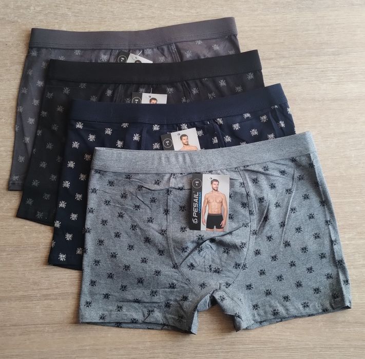 4×męskie bokserki L