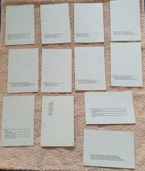 24 pocztówki Chopin