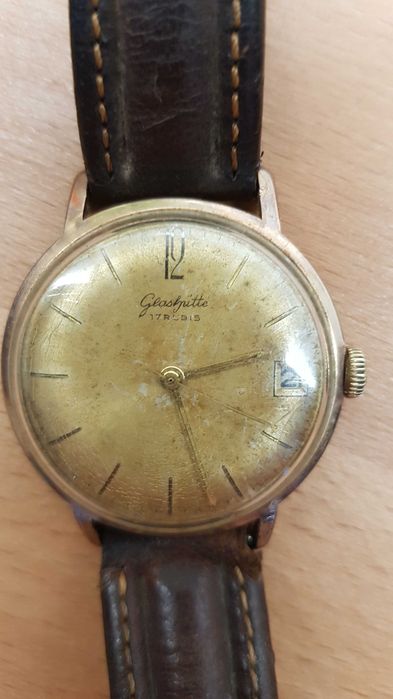 Męski stary zegarek *Glashutte*