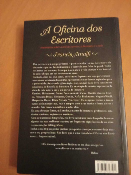 A Oficina dos Escritores, de Francis Amalfi - Portes Grátis*