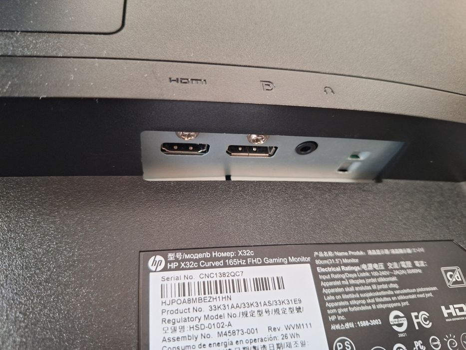 Monitor hp x32cale
