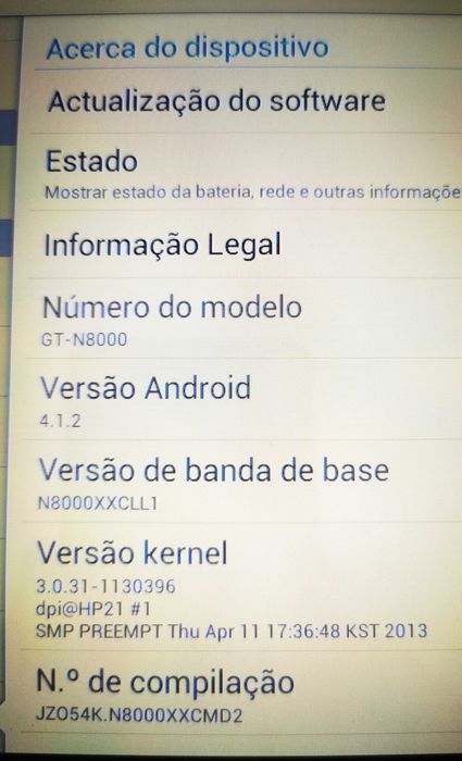 Tablet Samsung Galaxy Note 10.1 (GT-N8000 __ 32GB)