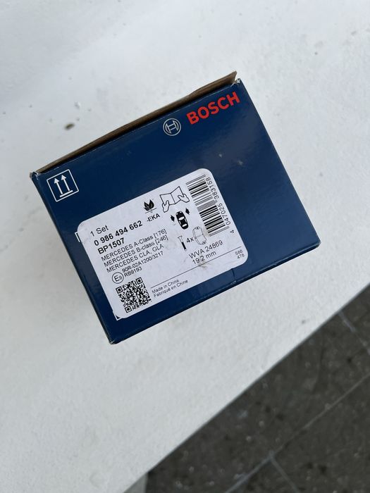 Bosch Pastilhas de travão frente Mercedes-Benz