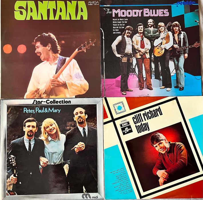 Платівки Elvis Presley Chuck Berry The Beatles Buddy Holly Bob Dylan The Beach Boys, etc