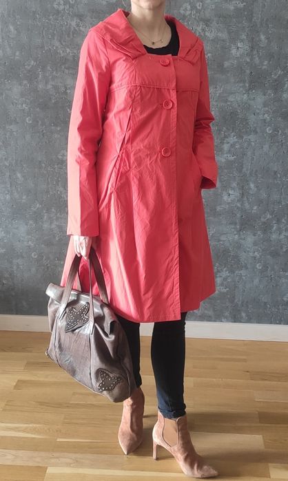 Płaszcz Monnari koralowy