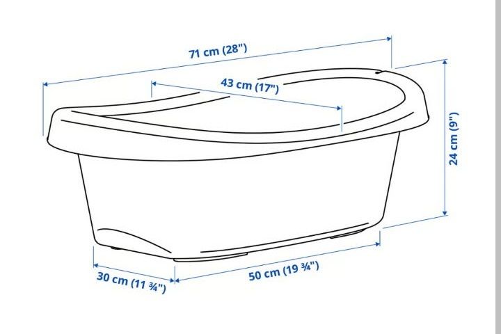 Wanienka dla dzieci ze stelażem IKEA