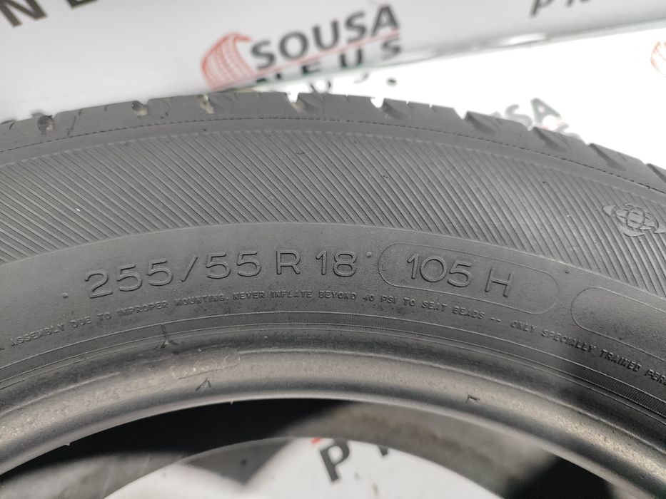 2 pneus semi novos 255-55R18 105H Michelin - Oferta dos Portes