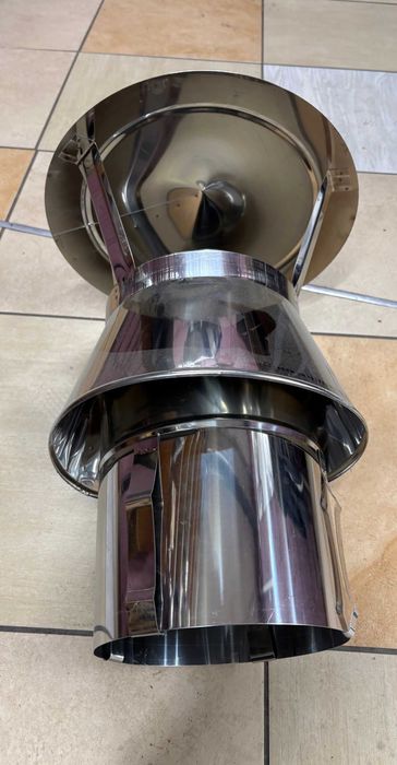 Daszek na komin, stal nierdzewna