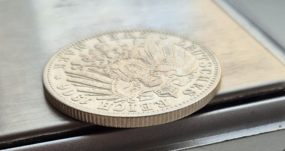 Німеччина 2 марки 1906 р. Баварія Отто Срібло