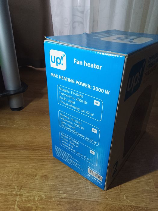 Тепло вентилятор спіральний 2000 Вт FH-0481