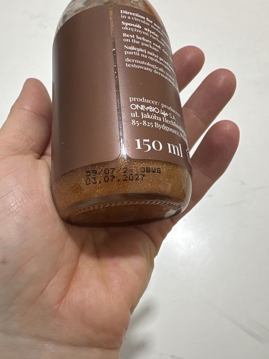 OnlyBio ritualia shimmering body oil