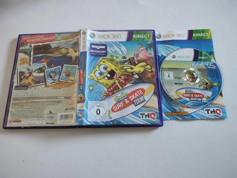 Xbox 360 gra Kinect SpongeBob Surf & Skate