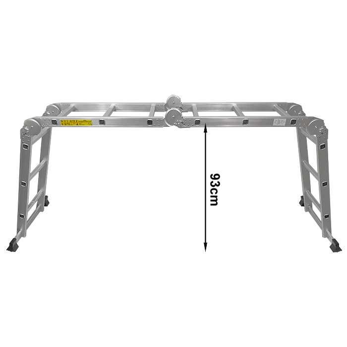 DRABINA aluminiowa składana przegubowa wielofunkcyjna 4x3 DWS43 12 stp