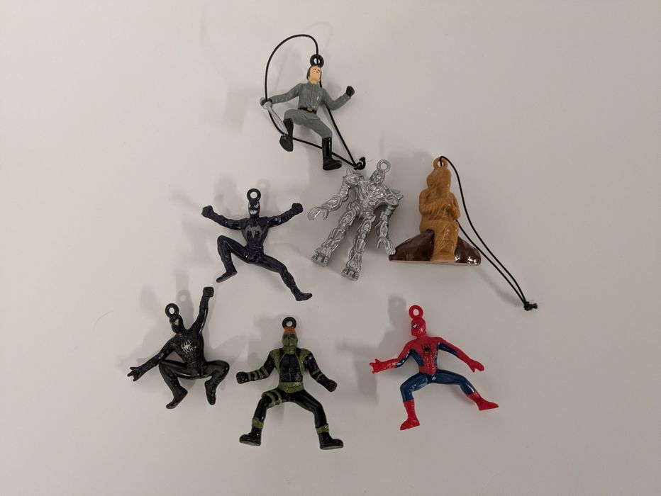 Lote Porta-Chaves Spider-Man 3 + Indiana Jones + Transformers
