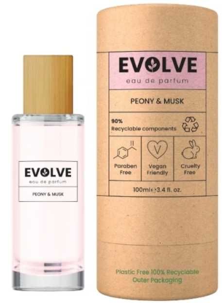 EVOLVE Peony & Musk Woda Perfumowana Dla Kobiet EDP Piwonia i Piżmo