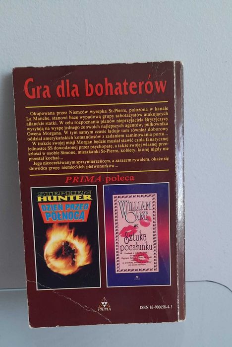 Książka przygodowa "Gra dla bohaterów" - Jack Higgins