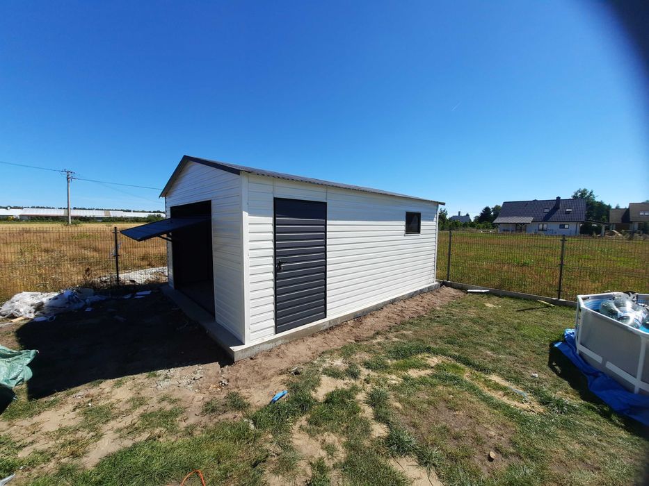 Garaż Blaszany - Wiatka - Magazyn na Narzędzia - Schowek - ESSTAL*