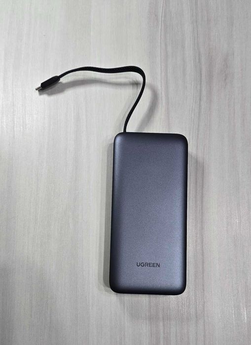 Power Bank Ugreen Nexode 20.000mAh 45W c/ Cabo Integrado (Nova)