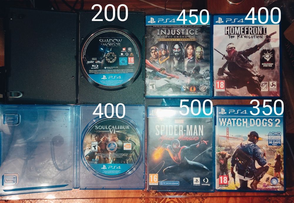 Акційний лот дисків ps4 ps5 ігри пс4 пс5 рос. переклад