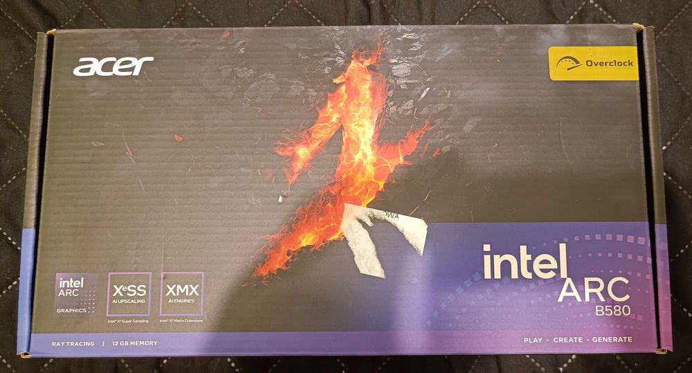 Nowa Karta graficzna Intel ARC B580 12GB GWARANCJA