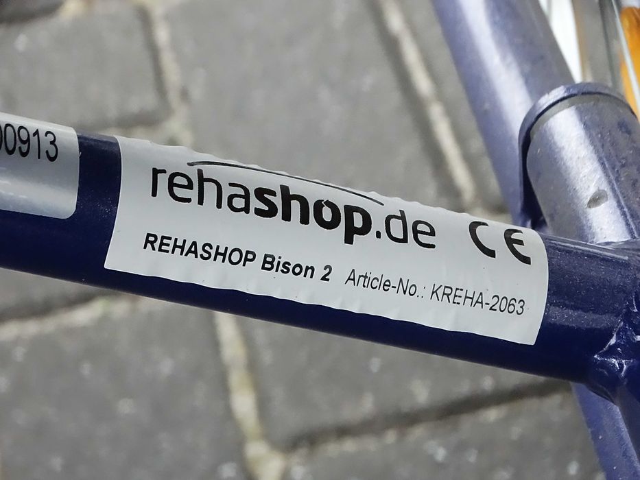 Wózek inwalidzki aluminiowy REHASHOP Bison 2