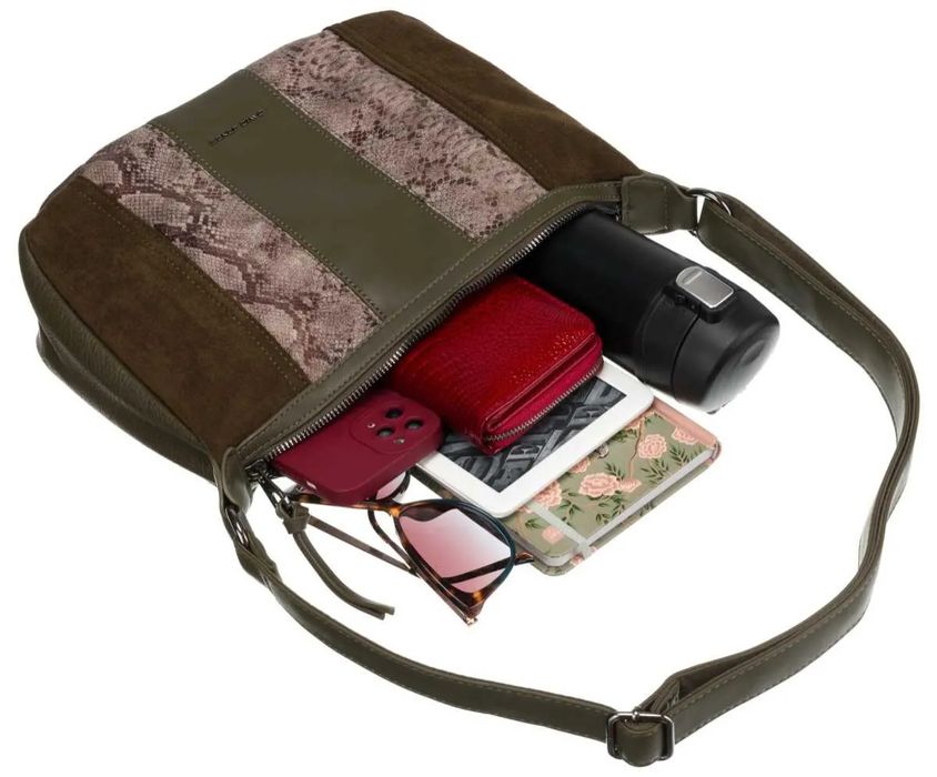 torebka damska 6885-1 khaki 9830