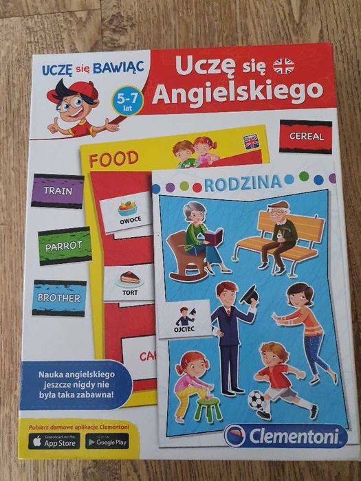 Gra i puzzle do nauki języka angielskiego.