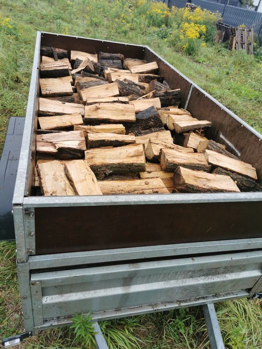 Drewno opałowe, kominkowe dąb transport gratis