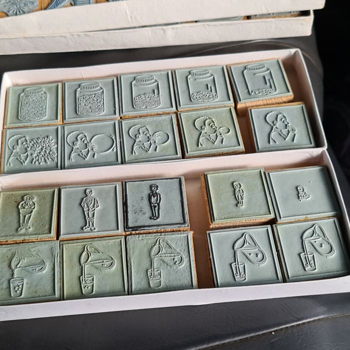 Carimbos  em madeira  vinteig