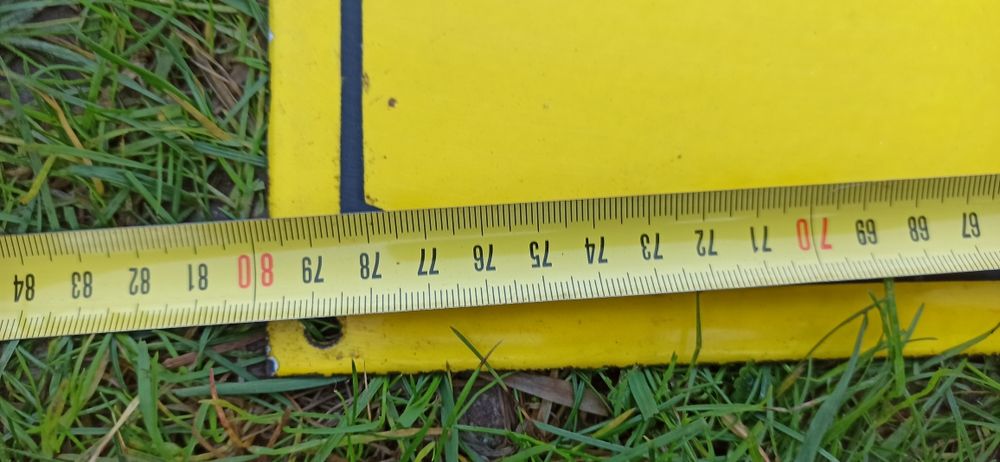 Stare tablice informacyjne emaliowane PRL KOMPLET