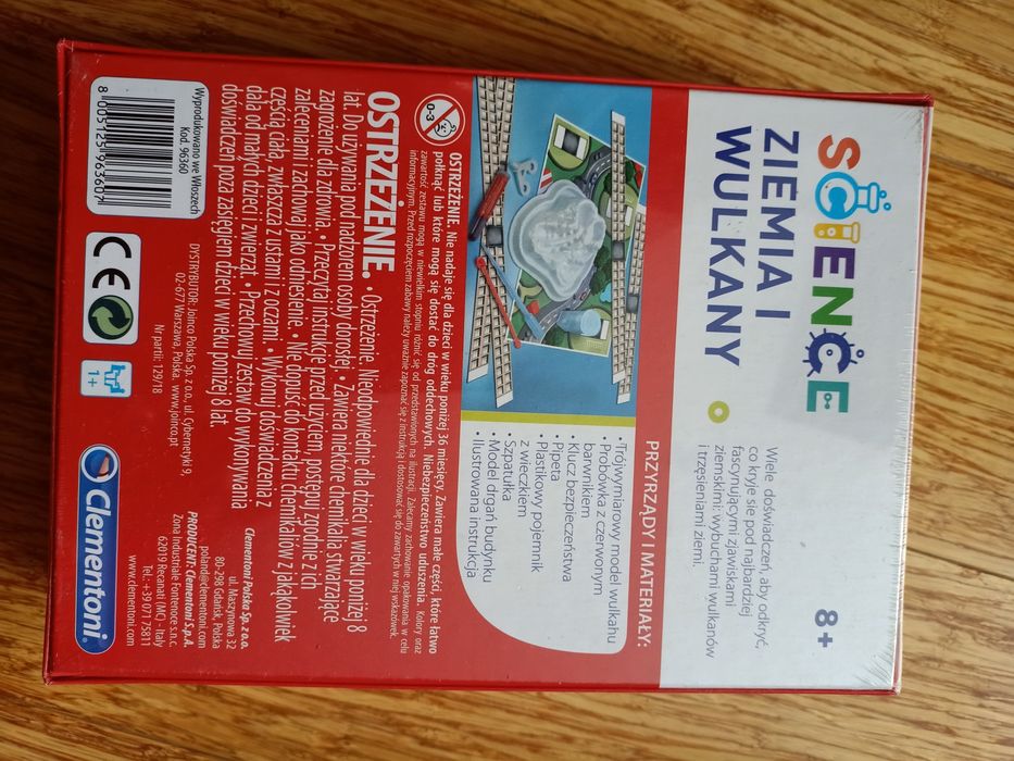 Zestaw naukowy wulkan nowy prezent