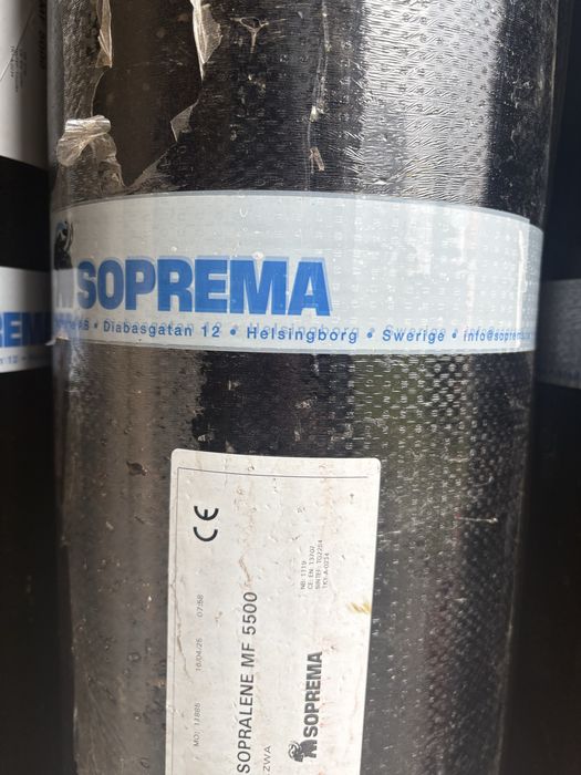 Papa SOPREMA Sopralene MF 5500 | Gruba | Z granulatem