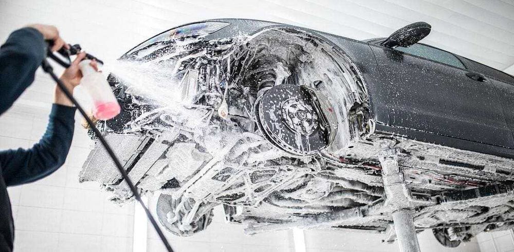 Мойка двигателя снизу / сверху на подьёмнике