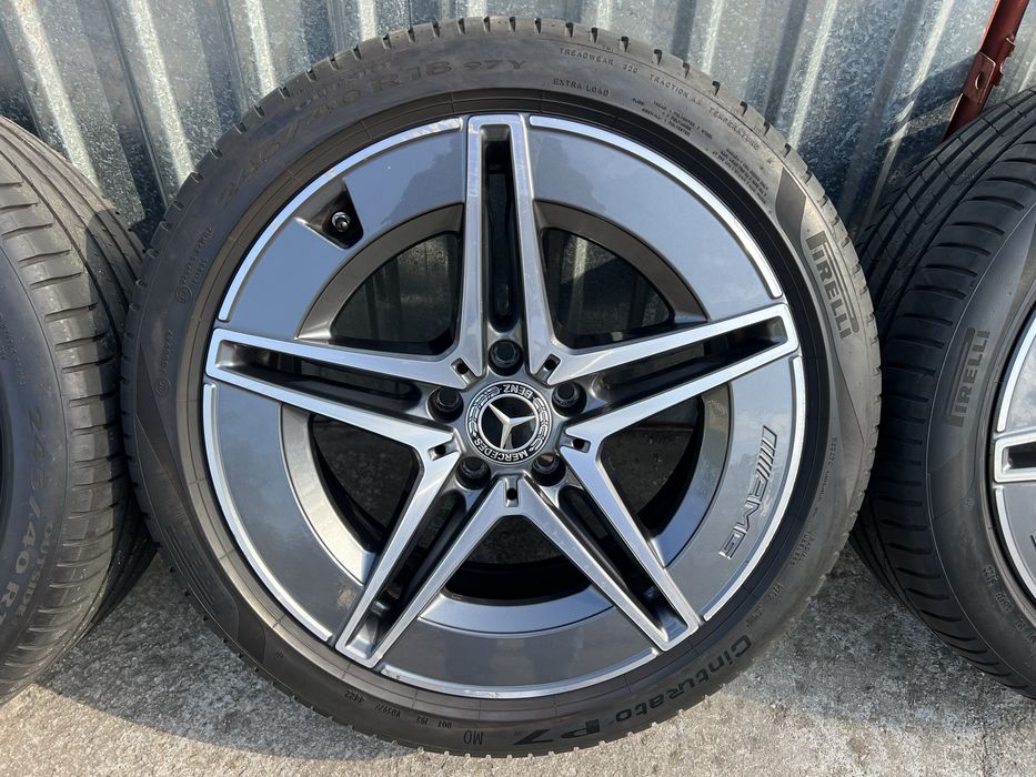 Alufelgi lato Mercedes c w206 AMG 18 5x112 nowy model opony pirelli