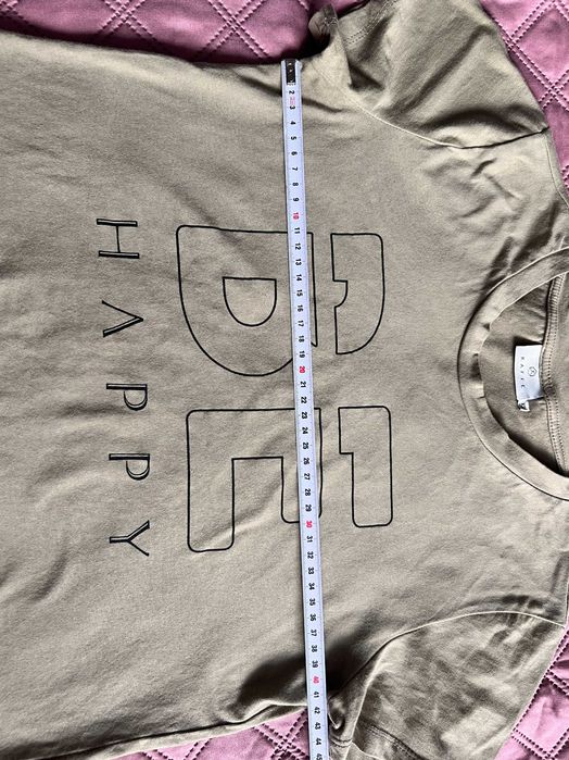 t-shirt koszulka khaki damska tk-maxx XS